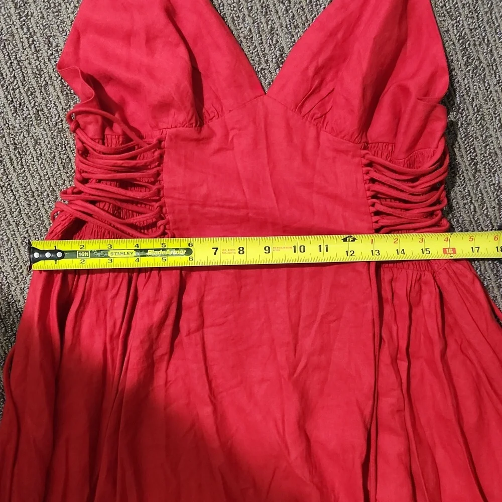 Farm Rio V Neck Sleeveless Midi Dress Size XL - Picture 5 of 16